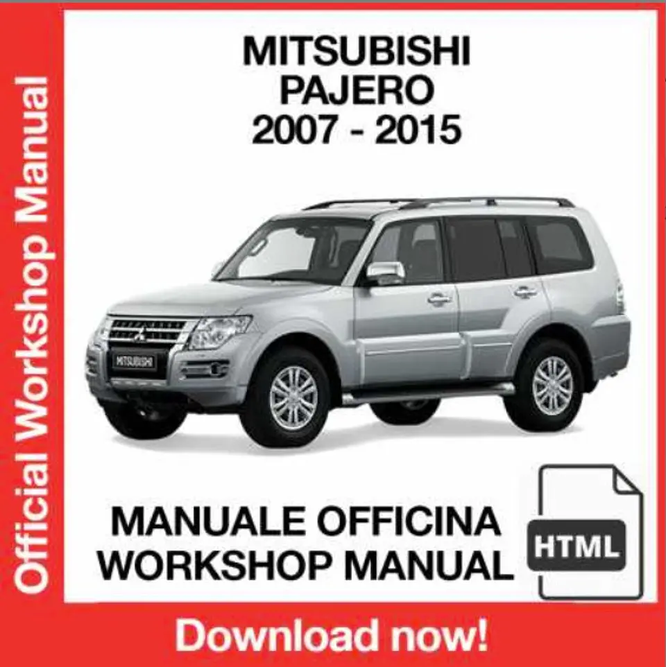 Mitsubishi Pajero (2012, 2013, 2014, 2015) (EN) Workshop Repair Manual FREE PDF Download 1