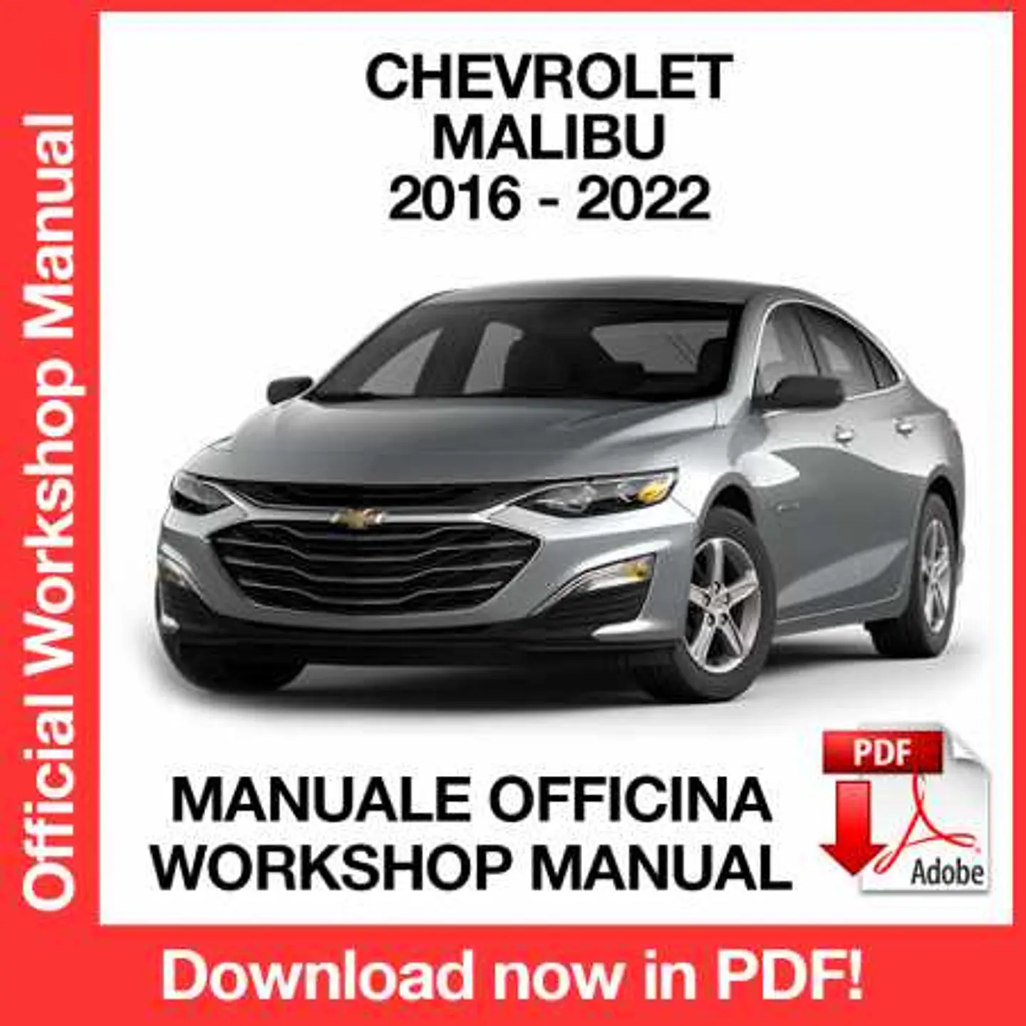 Chevrolet Malibu (2016, 2017, 2018, 2019, 2020, 2021, 2022) (EN) Workshop Repair Manual FREE PDF Download 1