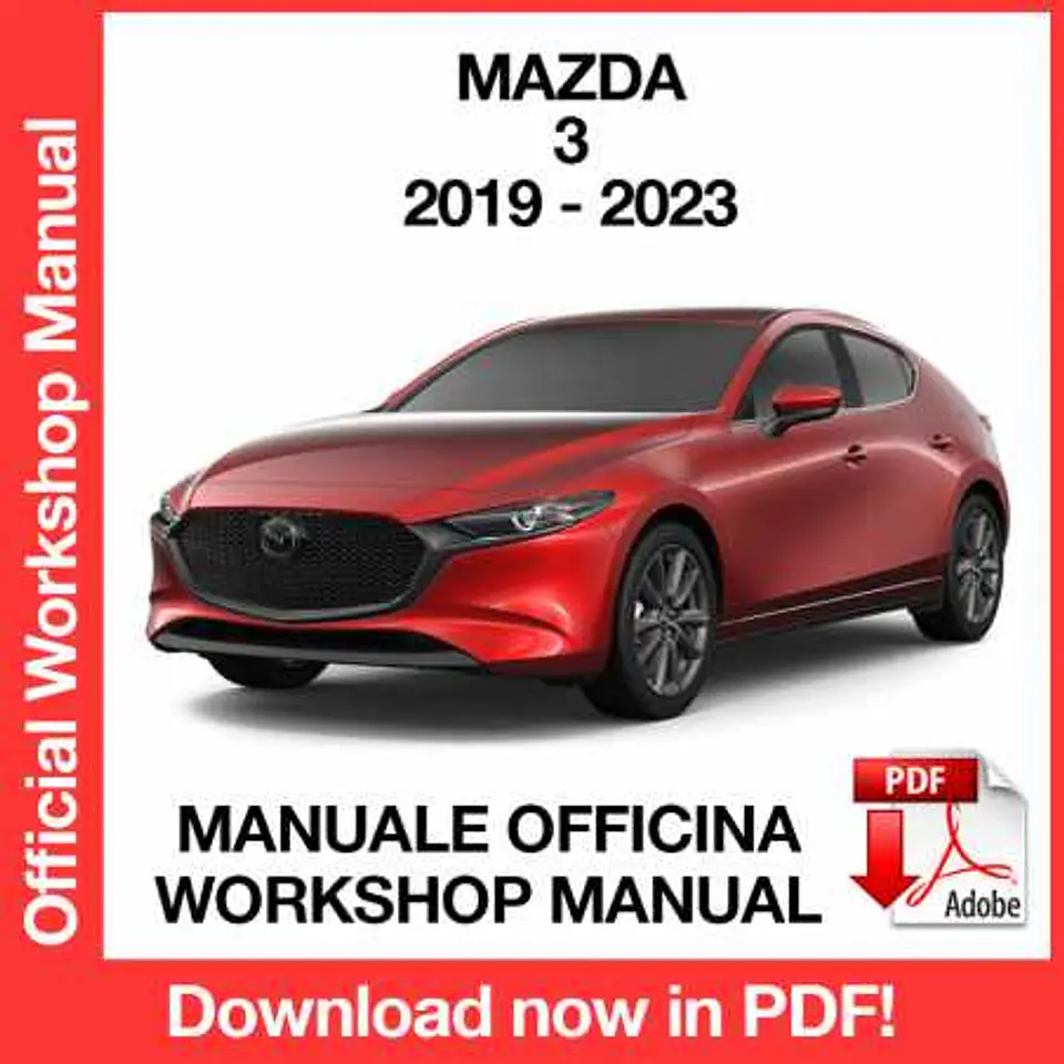 Mazda 3 (2019, 2020, 2021, 2022, 2023) (EN) Workshop Repair Manual FREE PDF Download 1