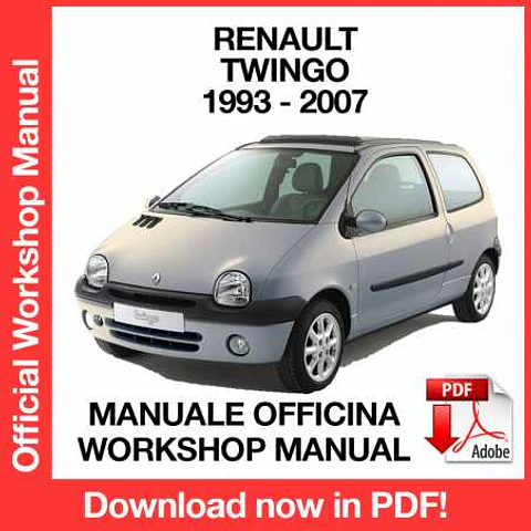 Renault Twingo I X06 (1997, 1998, 1999, 2000, 2001) (EN) Workshop Repair Manual FREE PDF Download