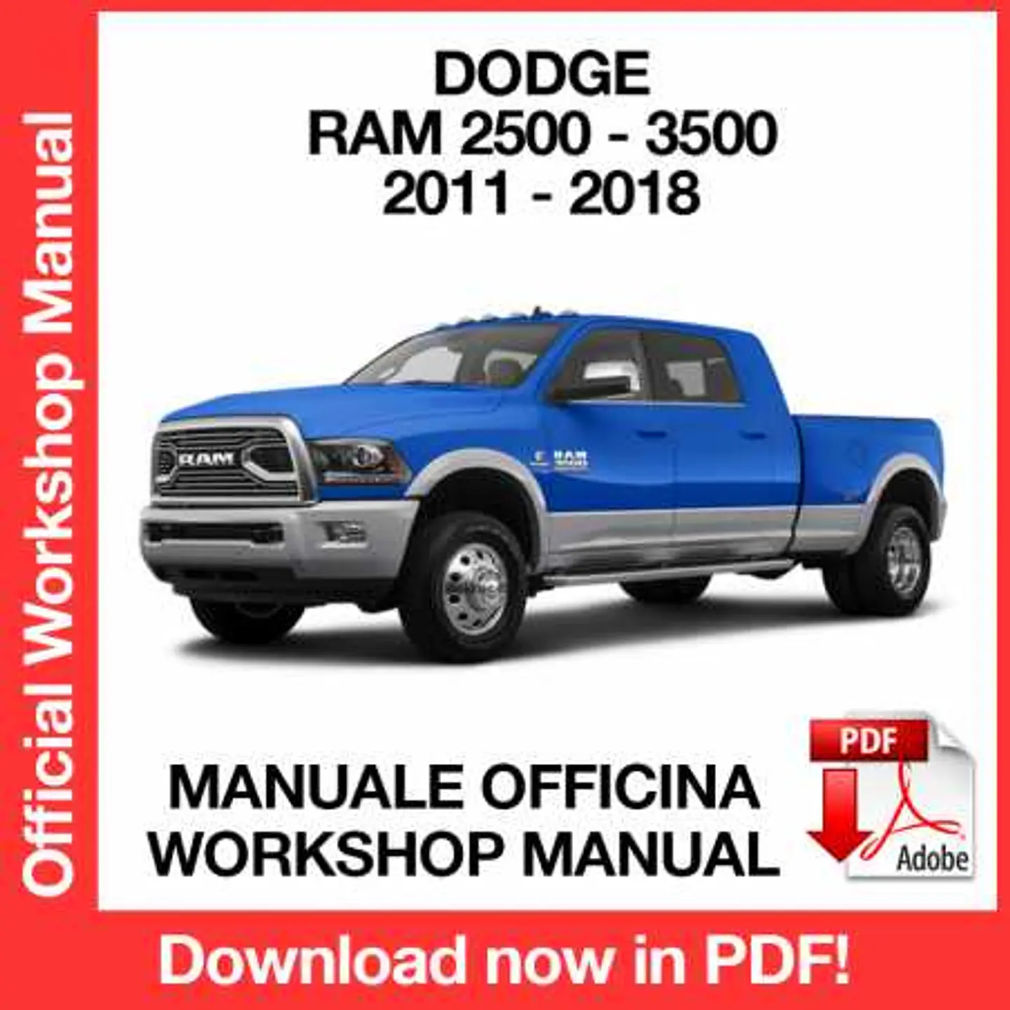 Dodge RAM 2500 3500 ( 2015, 2016, 2017, 2018) (EN) Workshop Repair Manual FREE PDF Download 1
