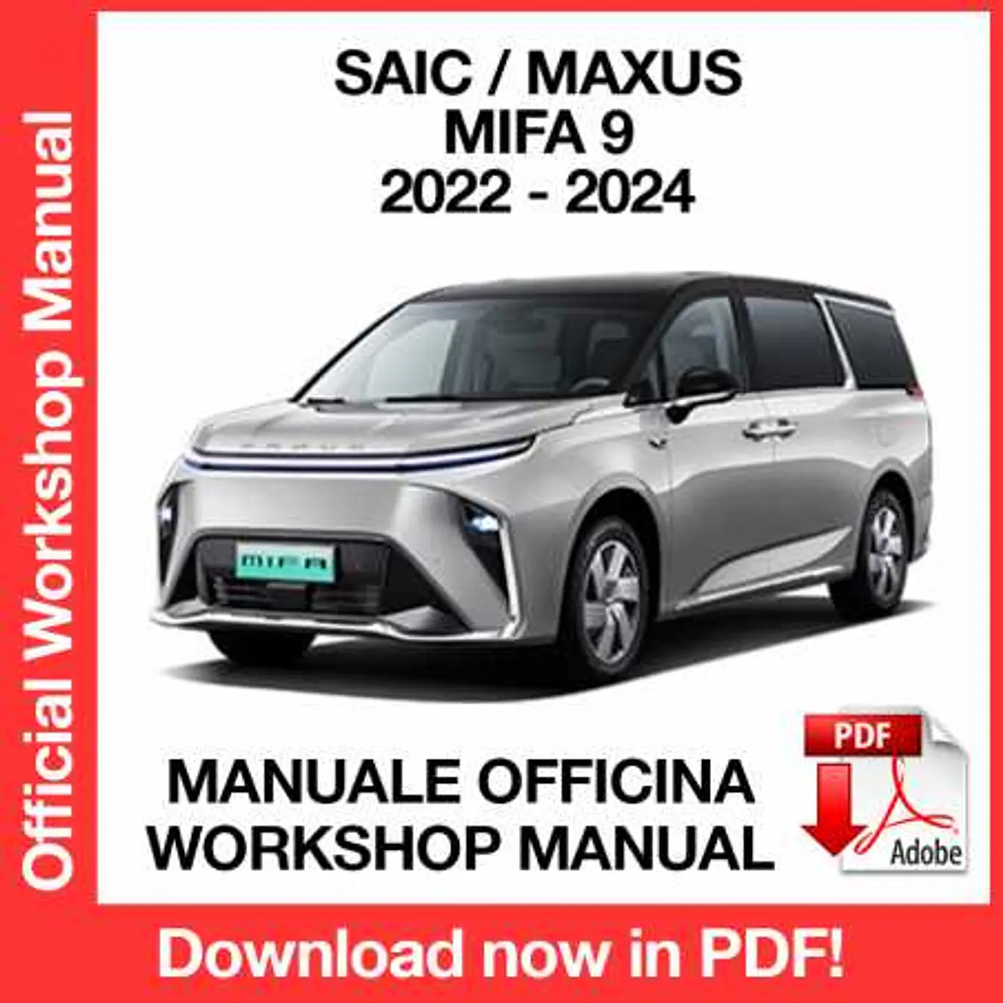 Saic Maxus Mifa 9 (2022, 2023, 2024) (EN) Workshop Repair Manual FREE PDF Download 1