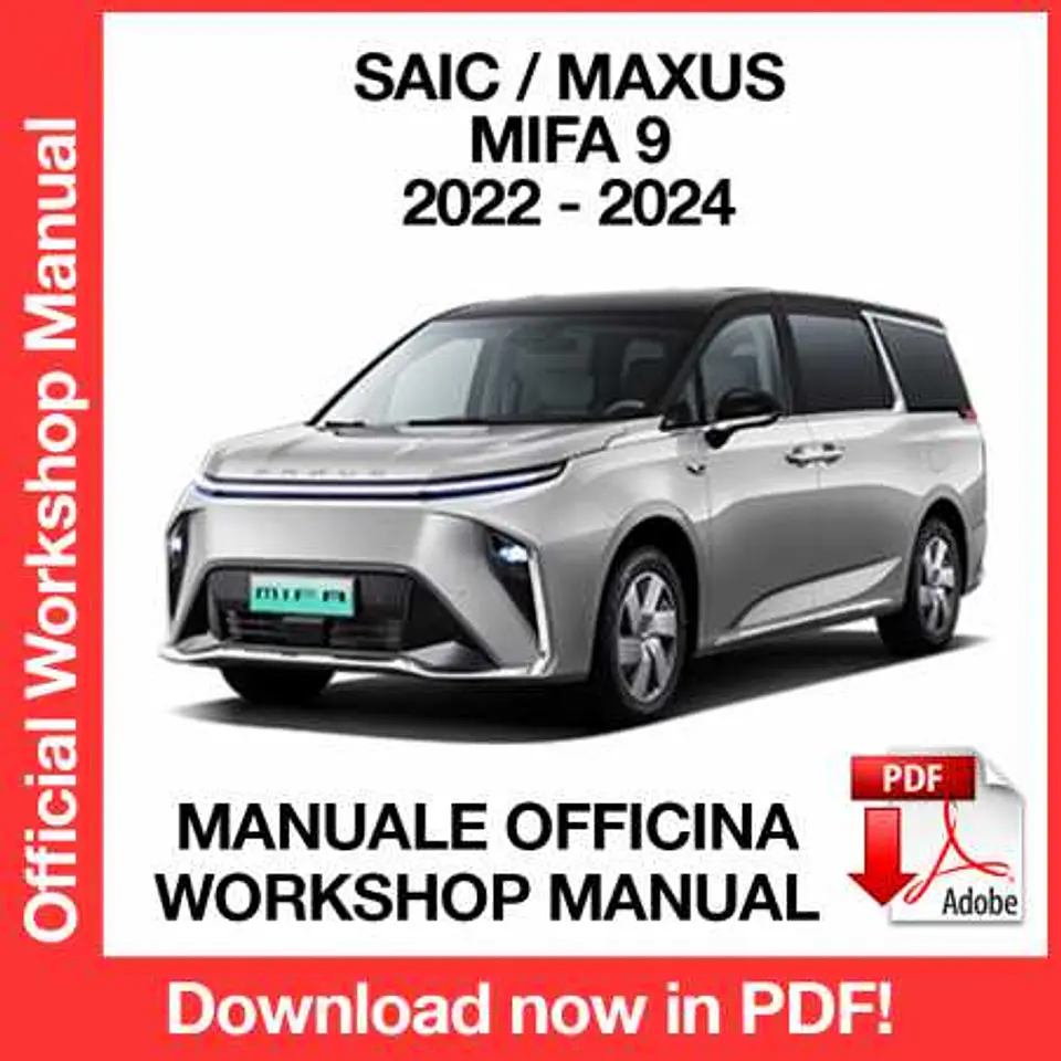 Saic Maxus Mifa 9 (2022, 2023, 2024) (EN) Workshop Repair Manual FREE PDF Download 1