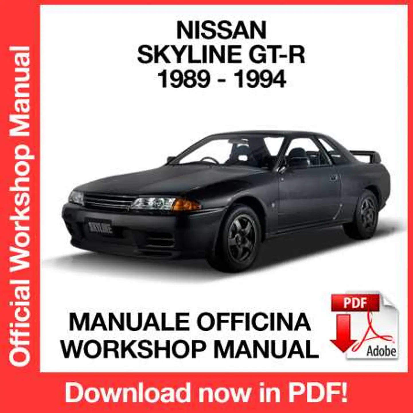 Nissan Skyline GT-R R32 (1989, 1990, 1991, 1992, 1993, 1994) (EN) Workshop Repair Manual FREE PDF Download 1
