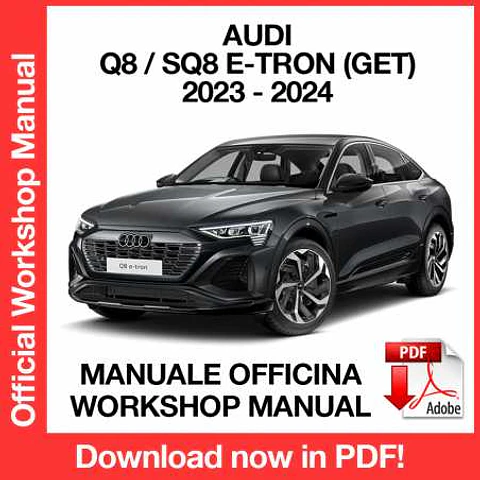 Audi Q8 SQ8 E-tron Sportback GET (2023-2024) (EN) Workshop Repair Manual FREE PDF Download