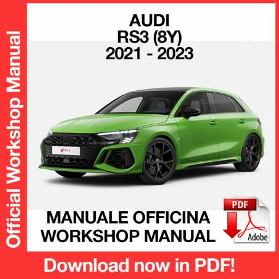 Audi RS3 8Y (2021, 2022, 2023) (EN) Workshop Repair Manual FREE PDF Download 1