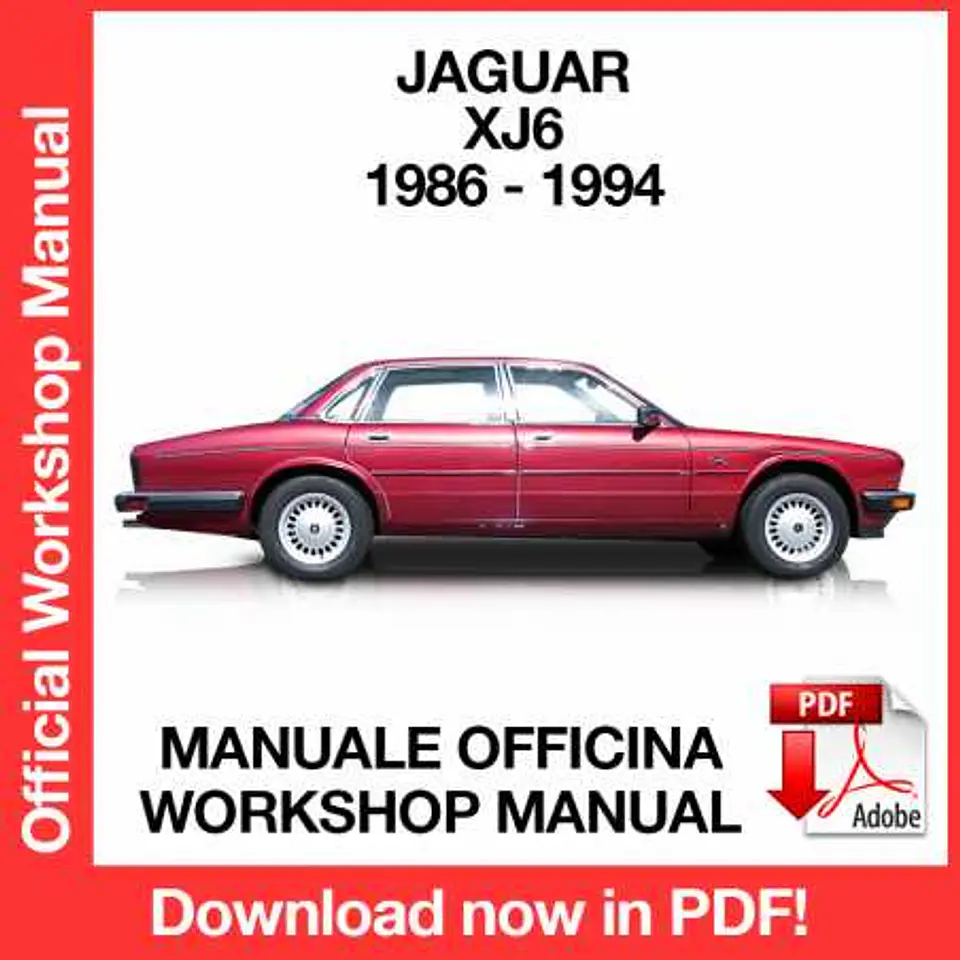 Jaguar XJ6 (1986, 1987, 1988, 1989, 1990, 1991, 1992, 1993, 1994) (EN) Workshop Repair Manual FREE PDF Download 1