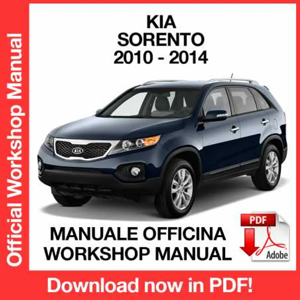 Kia Sorento (2010, 2011, 2012, 2013, 2014) (EN) Workshop Repair Manual FREE PDF Download 1