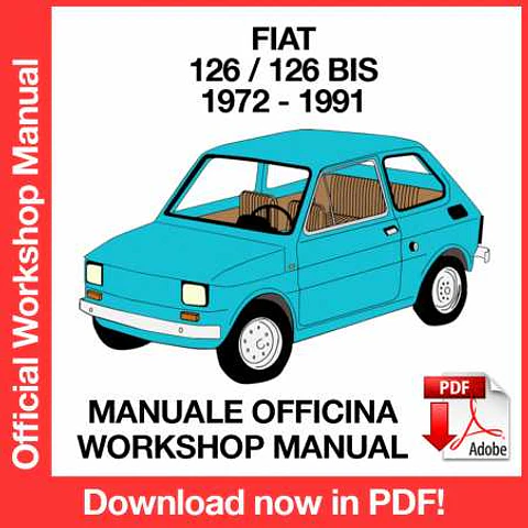 Fiat 126 (1981, 1982, 1983, 1984, 1985, 1986, 1987, 1988, 1989, 1990, 1991) (EN) Workshop Repair Manual FREE PDF Download