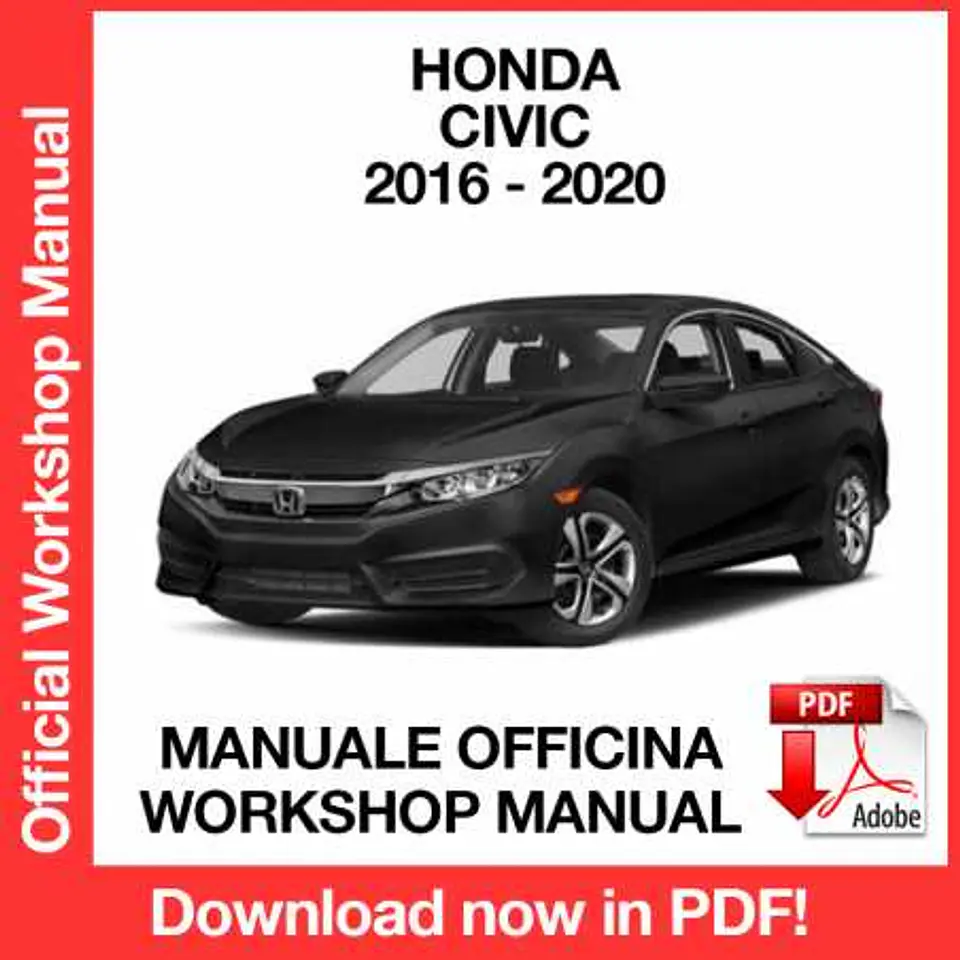 Honda Civic (2016, 2017, 2018, 2019, 2020) (EN) Workshop Repair Manual FREE PDF Download 1