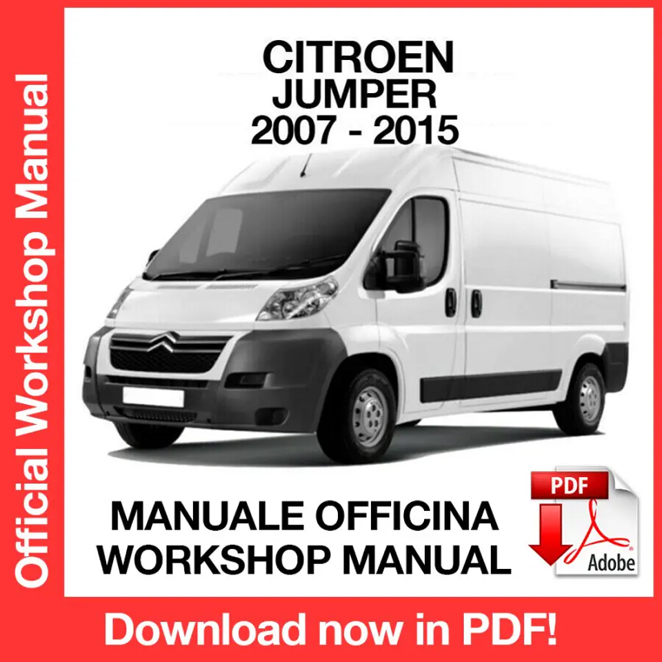 CITROEN JUMPER ( 2012, 2013, 2014, 2015) (EN) Workshop Repair Manual FREE PDF Download 1