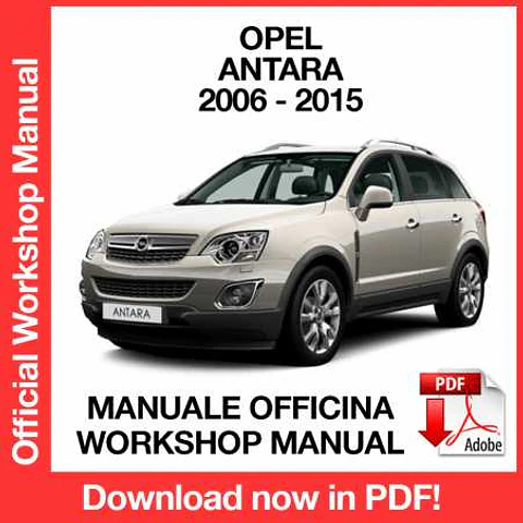Opel Antara 2006, 2007, 2008, 2009, 2010) (EN) Workshop Repair Manual FREE PDF Download