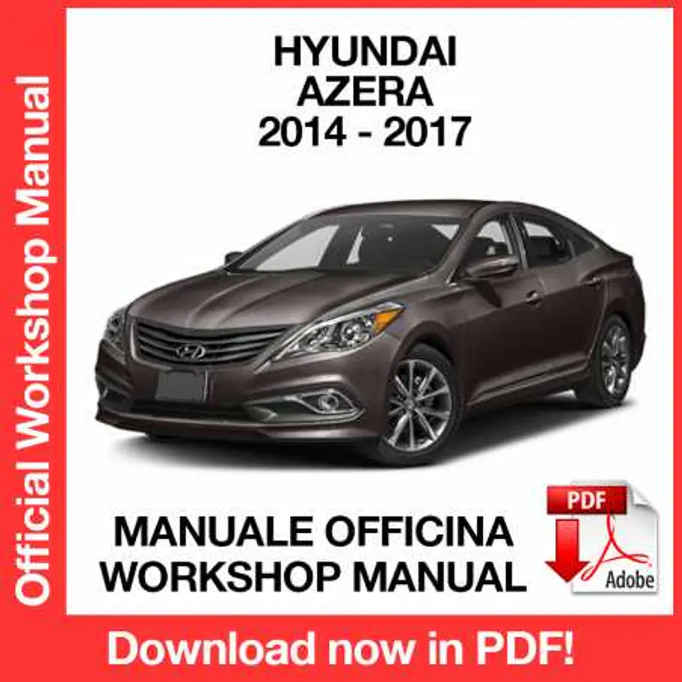 Hyundai Azera (2014, 2015, 2016, 2017) (EN) Workshop Repair Manual FREE PDF Download 1