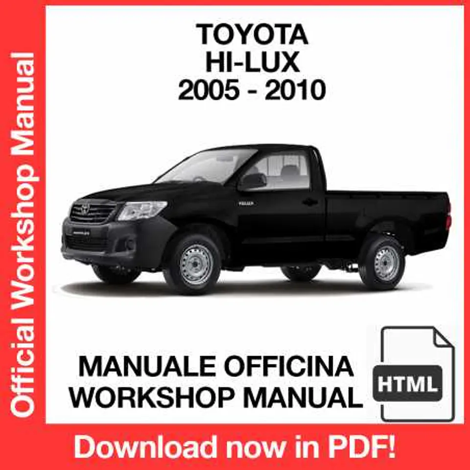 Toyota Hi-Lux (2005, 2006, 2007, 2008, 2009, 2010) (EN) Workshop Repair Manual FREE PDF Download 1