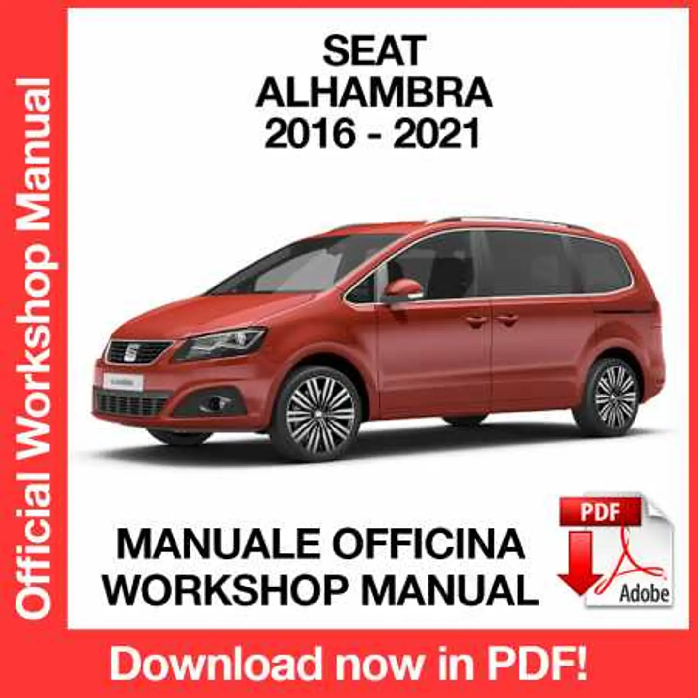 Seat Alhambra (2016, 2017, 2018, 2019, 2020, 2021) (EN) Workshop Repair Manual FREE PDF Download 1