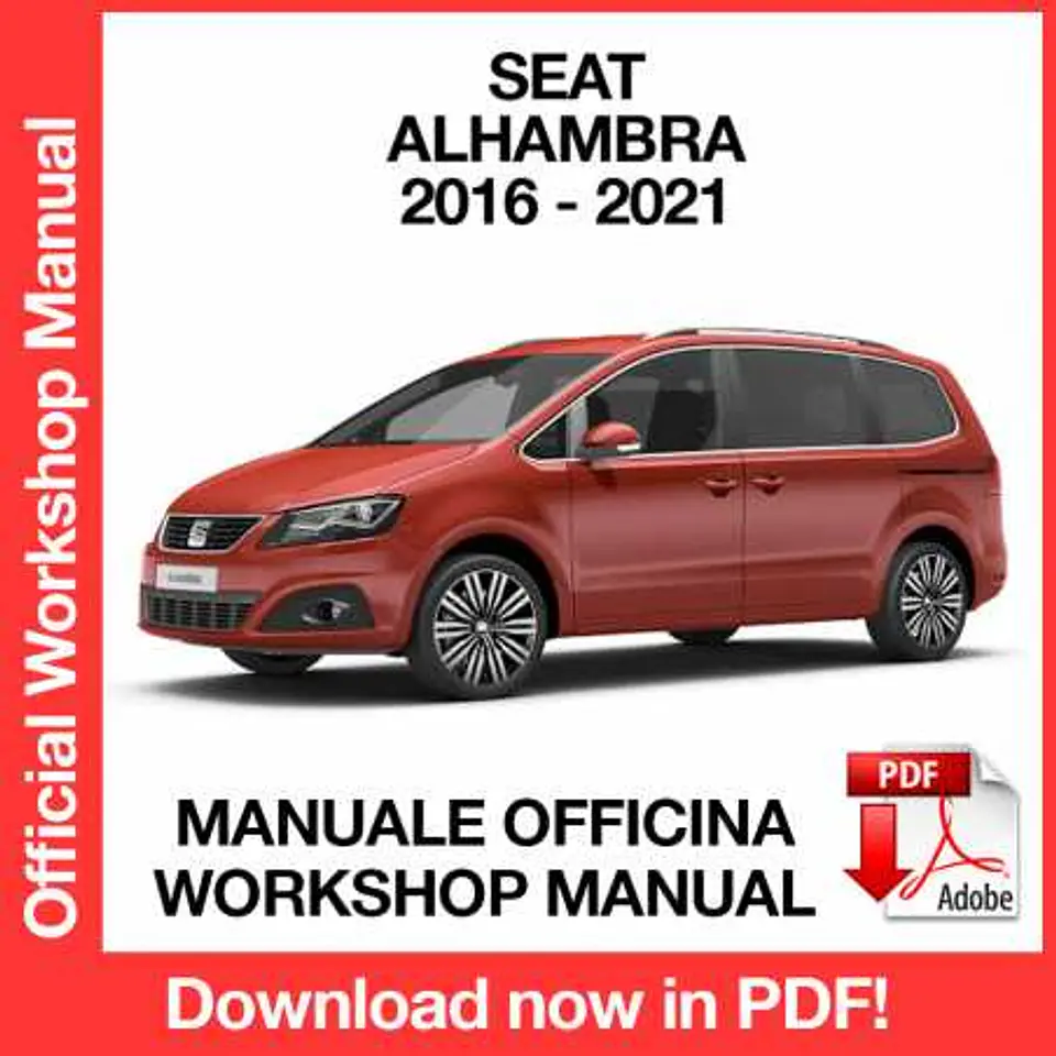Seat Alhambra (2016, 2017, 2018, 2019, 2020, 2021) (EN) Workshop Repair Manual FREE PDF Download 1