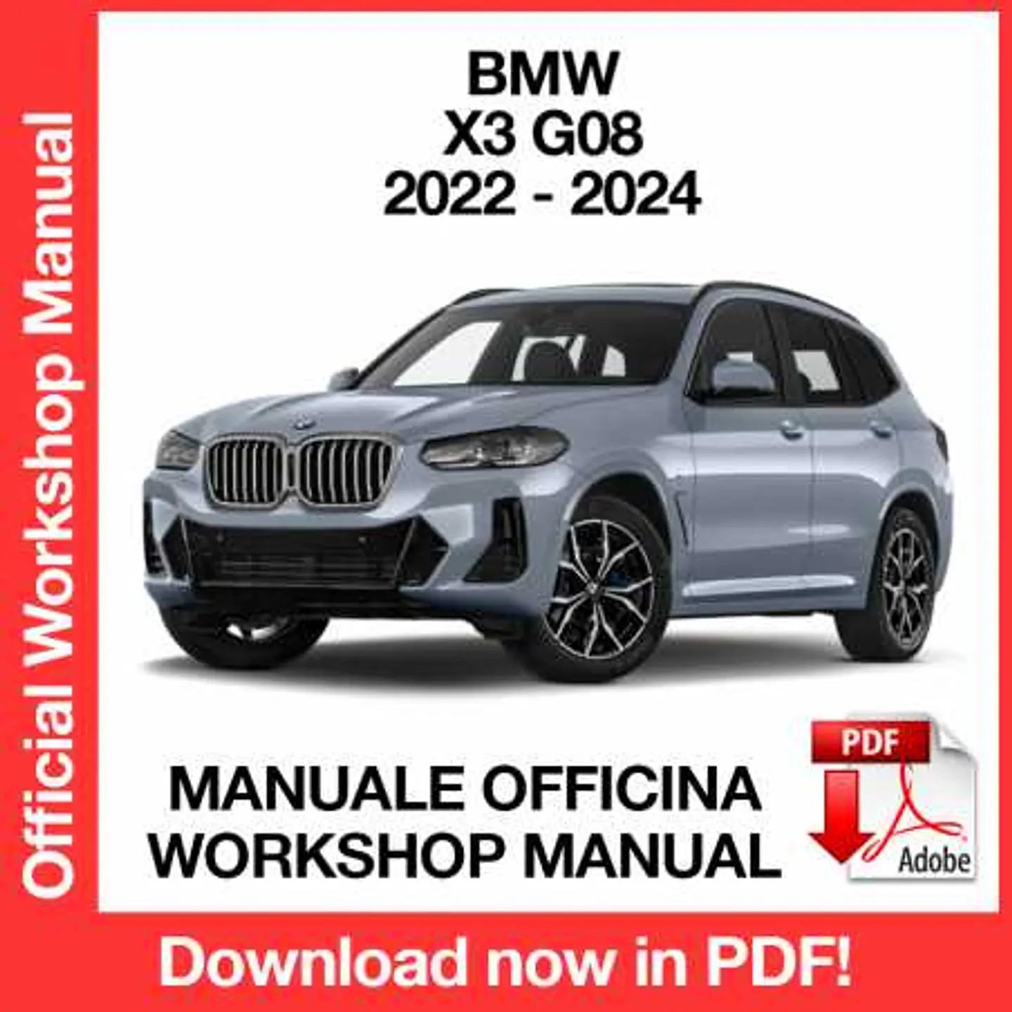 BMW X3 G08 (2022, 2023, 2024) (EN) Workshop Repair Manual FREE PDF Download 1