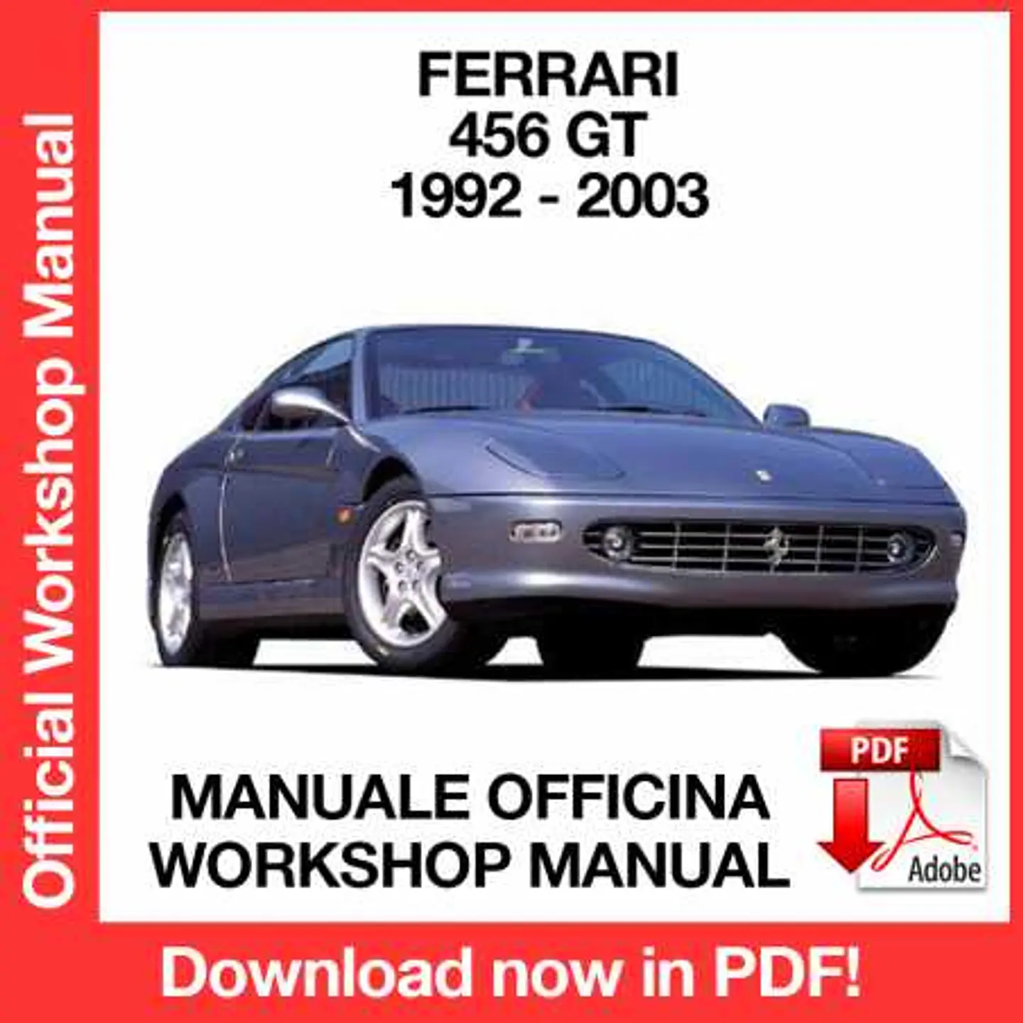 Ferrari 456GT (1999, 2000, 2001, 2002, 2003) (EN) (ITA) Workshop Repair Manual FREE PDF Download 1