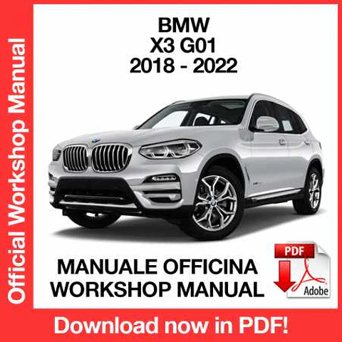 BMW X3 G01 (2018, 2019, 2020, 2021, 2022) (EN) Workshop Repair Manual FREE PDF Download