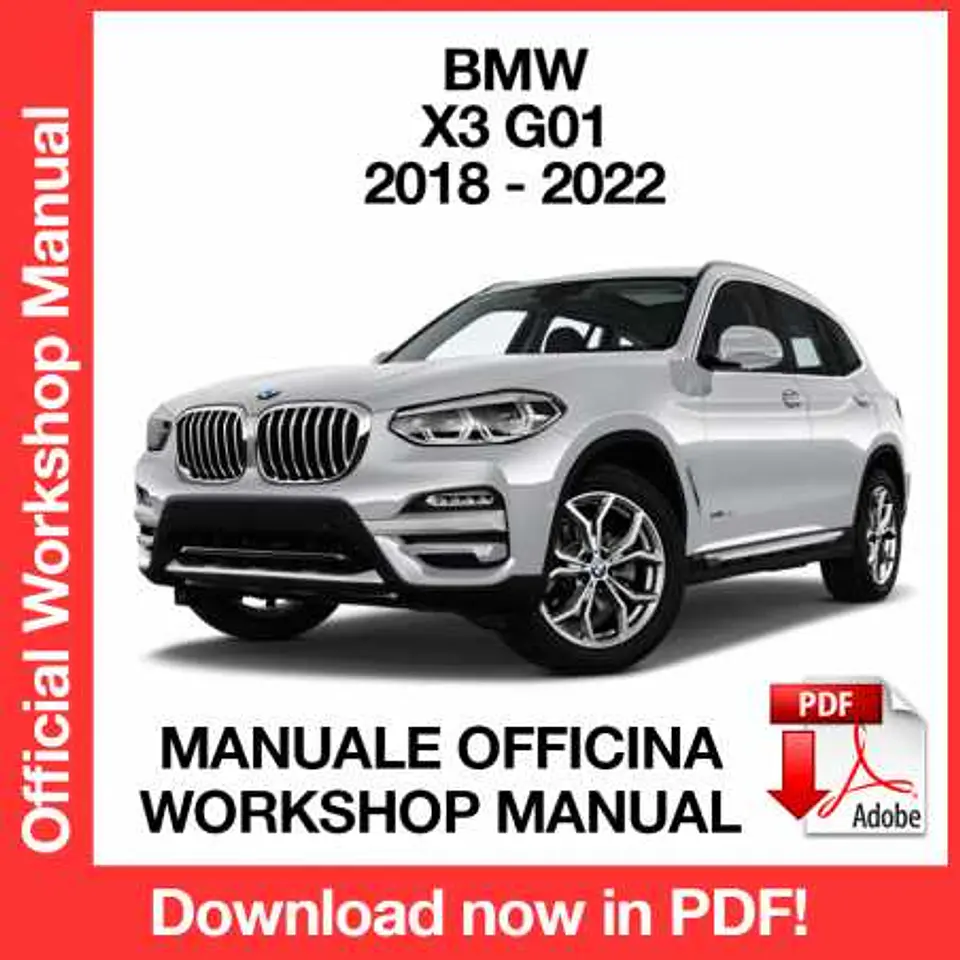 BMW X3 G01 (2018, 2019, 2020, 2021, 2022) (EN) Workshop Repair Manual FREE PDF Download 1