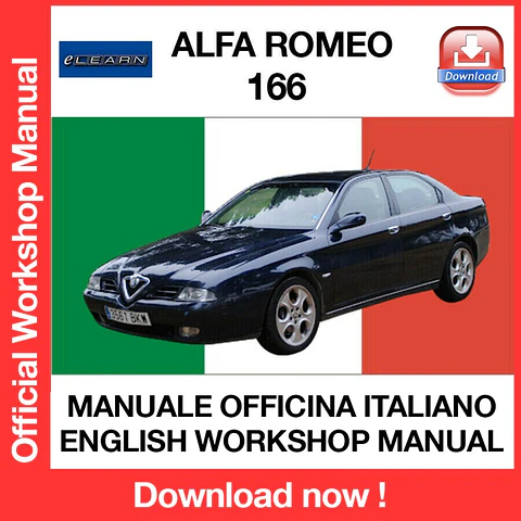 ALFA ROMEO 166 (ITA) (EN Workshop Repair Manual FREE PDF Download