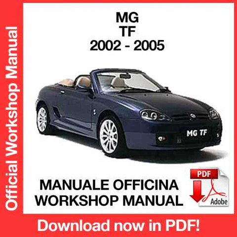MG TF (2002, 2003, 2004, 2005) (EN) Workshop Repair Manual FREE PDF Download