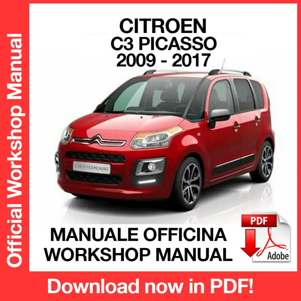 CITROEN C3 PICASSO (2014, 2015, 2016, 2017) (EN) Workshop Repair Manual FREE PDF Download 1