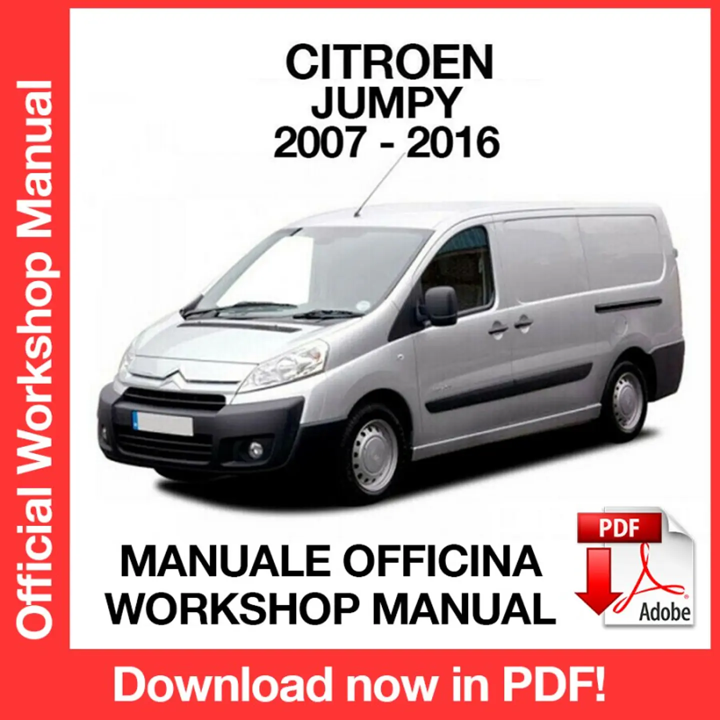 CITROEN JUMPY (2007, 2008, 2009, 2010, 2011) (EN) Workshop Repair Manual FREE PDF Download 1