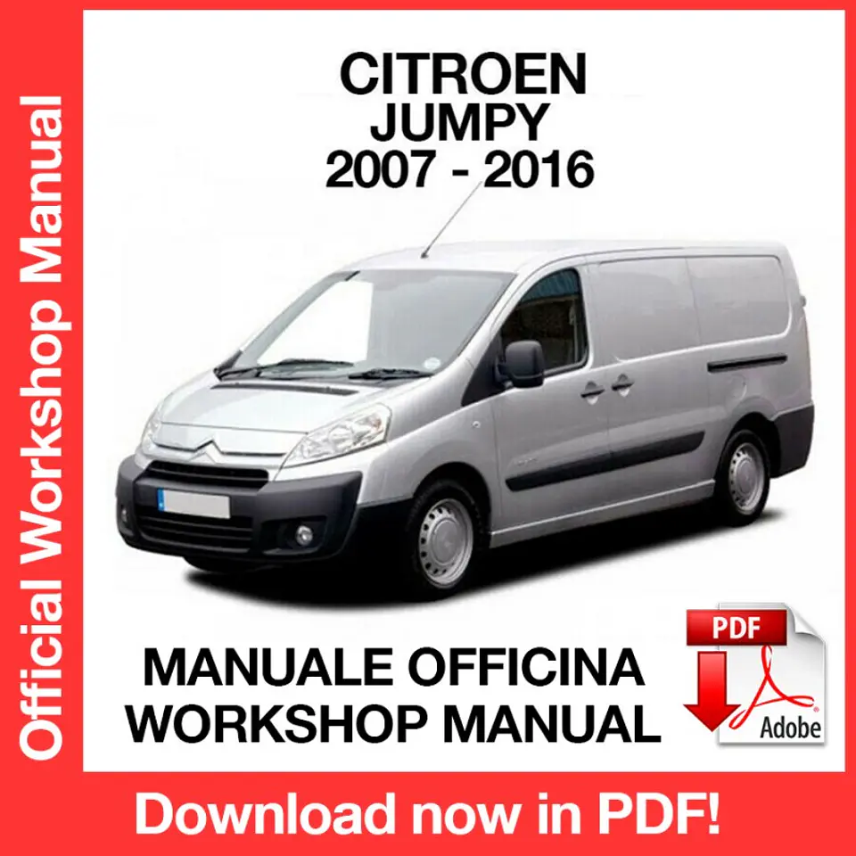 CITROEN JUMPY (2007, 2008, 2009, 2010, 2011) (EN) Workshop Repair Manual FREE PDF Download 1