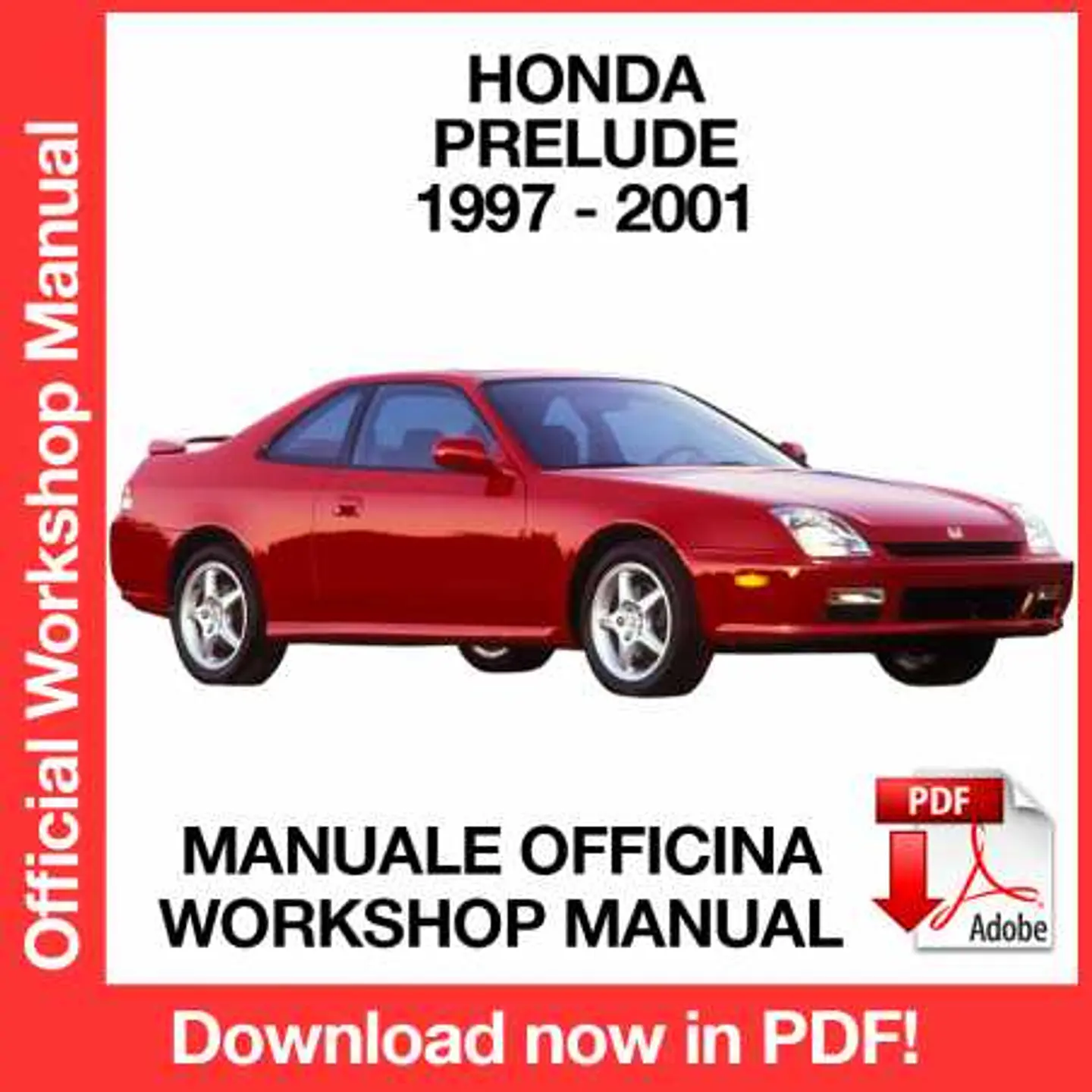 Honda Prelude (1997, 1998, 1999, 2000, 2001) (EN) Workshop Repair Manual FREE PDF Download 1