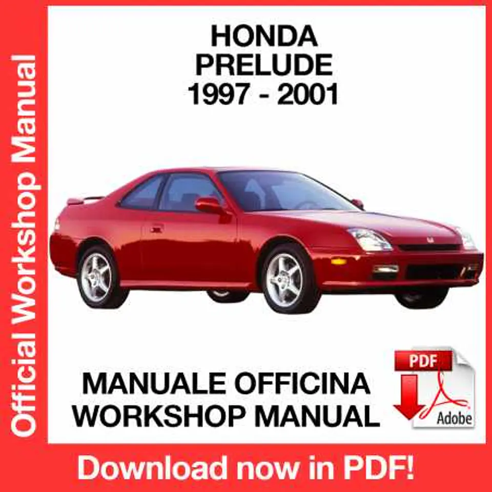 Honda Prelude (1997, 1998, 1999, 2000, 2001) (EN) Workshop Repair Manual FREE PDF Download 1