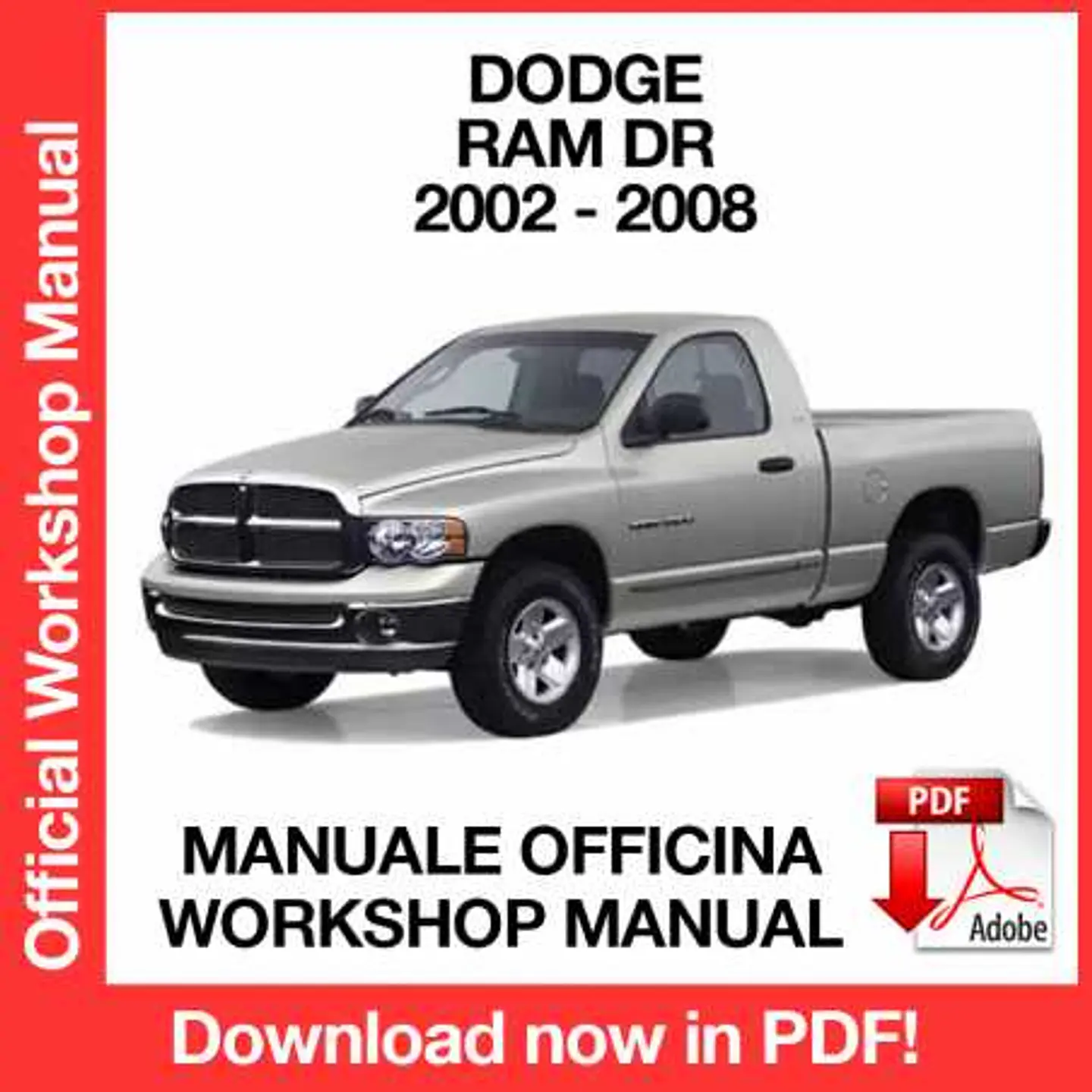 Dodge Ram 1500 DR (2002, 2003, 2004, 2005, 2006, 2007, 2008) (EN) Workshop Repair Manual FREE PDF Download 1