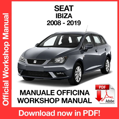 Seat Ibiza (2008, 2009, 2010, 2011, 2012, 2013) (EN) Workshop Repair Manual FREE PDF Download