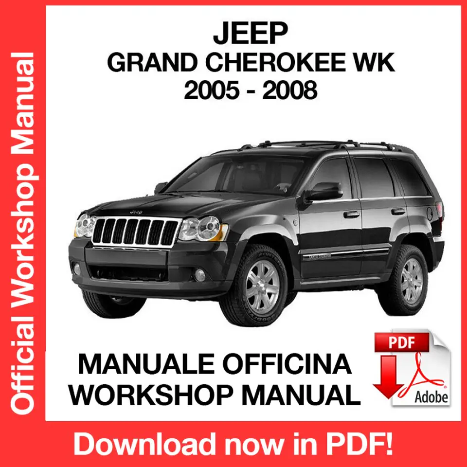 Jeep Grand Cherokee WK (2005, 2006, 2007, 2008) (EN) Workshop Repair Manual FREE PDF Download 1