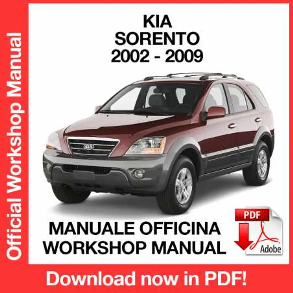 Kia Sorento (2006, 2007, 2008, 2009) (EN) Workshop Repair Manual FREE PDF Download 1