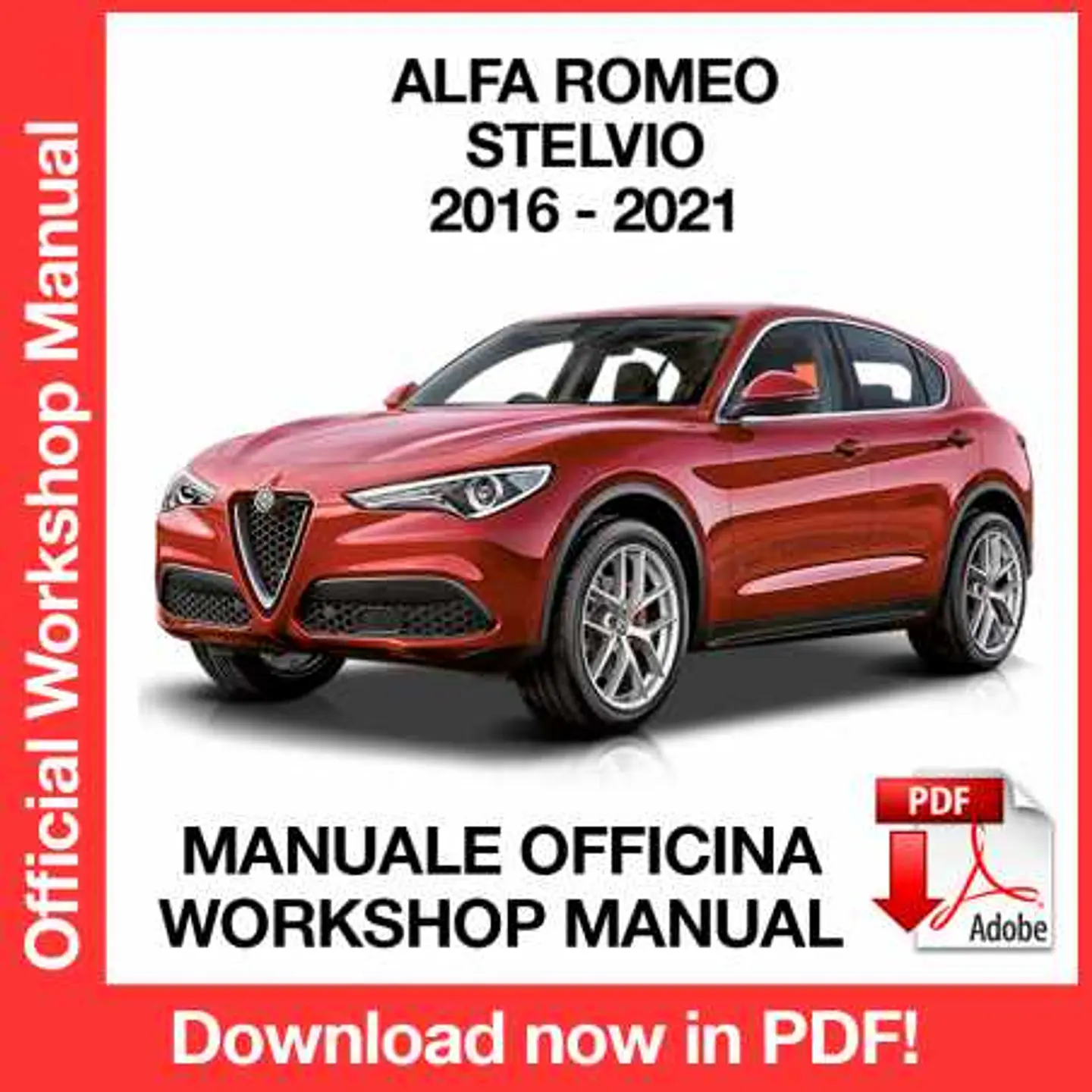 Alfa Romeo STELVIO (2016, 2017, 2018, 2019, 2020, 2021, 2021) (ITA) Workshop Repair Manual FREE PDF Download 1