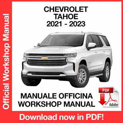 Chevrolet Tahoe (2021, 2022, 2023) (EN) Workshop Repair Manual FREE PDF Download