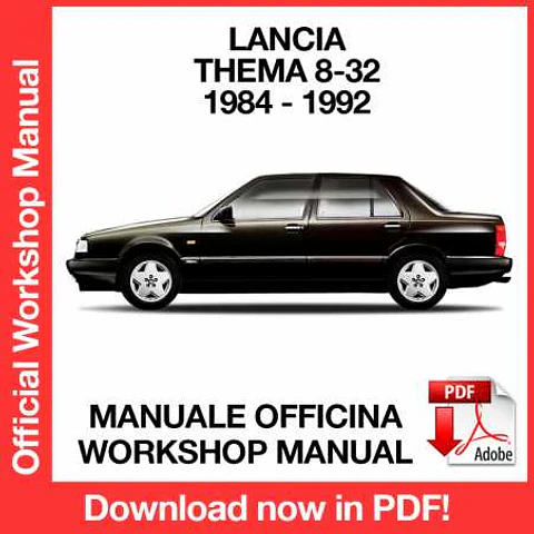 Lancia Thema 8.32 Ferrari (EN) Workshop Repair Manual FREE PDF Download