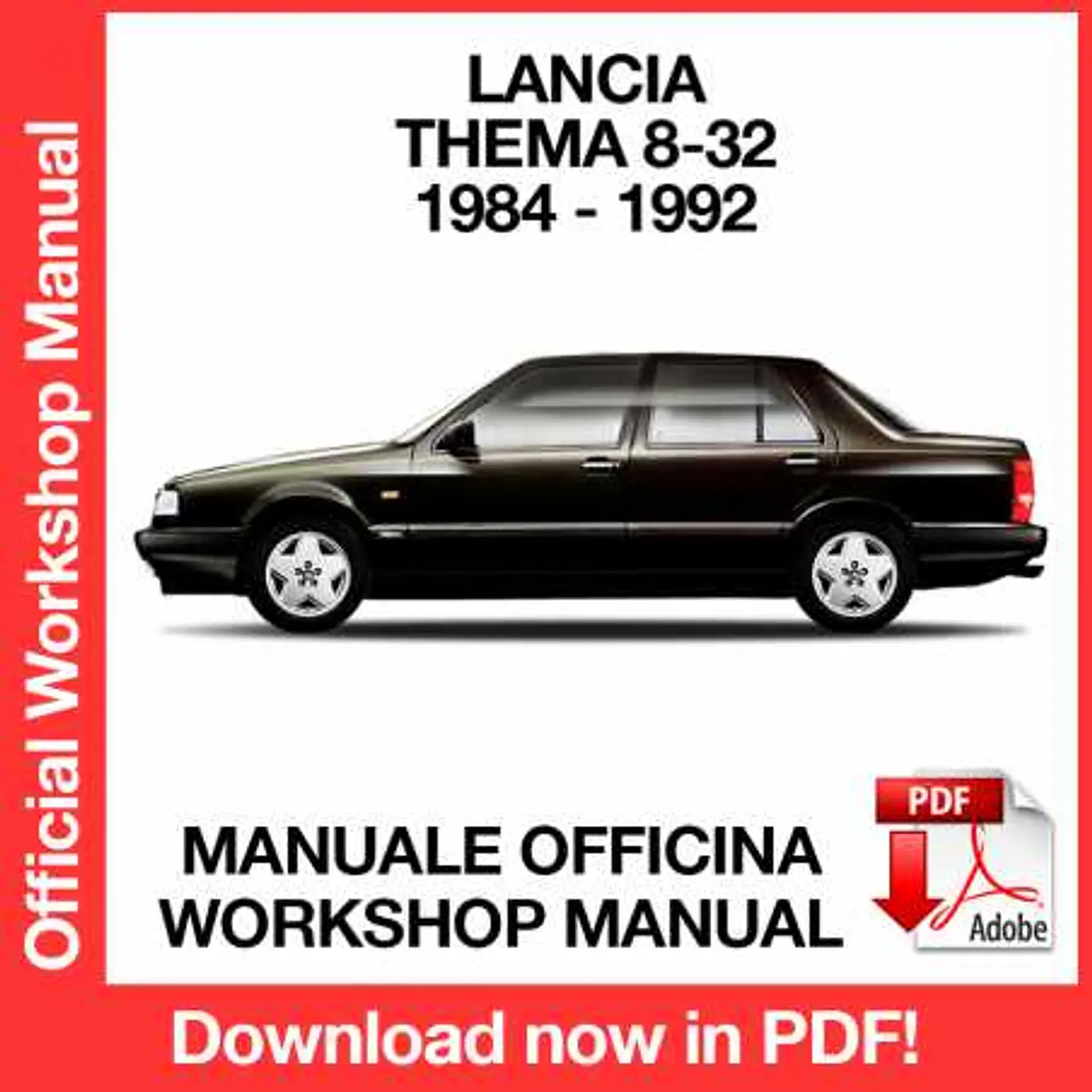 Lancia Thema 8.32 Ferrari (EN) Workshop Repair Manual FREE PDF Download 1