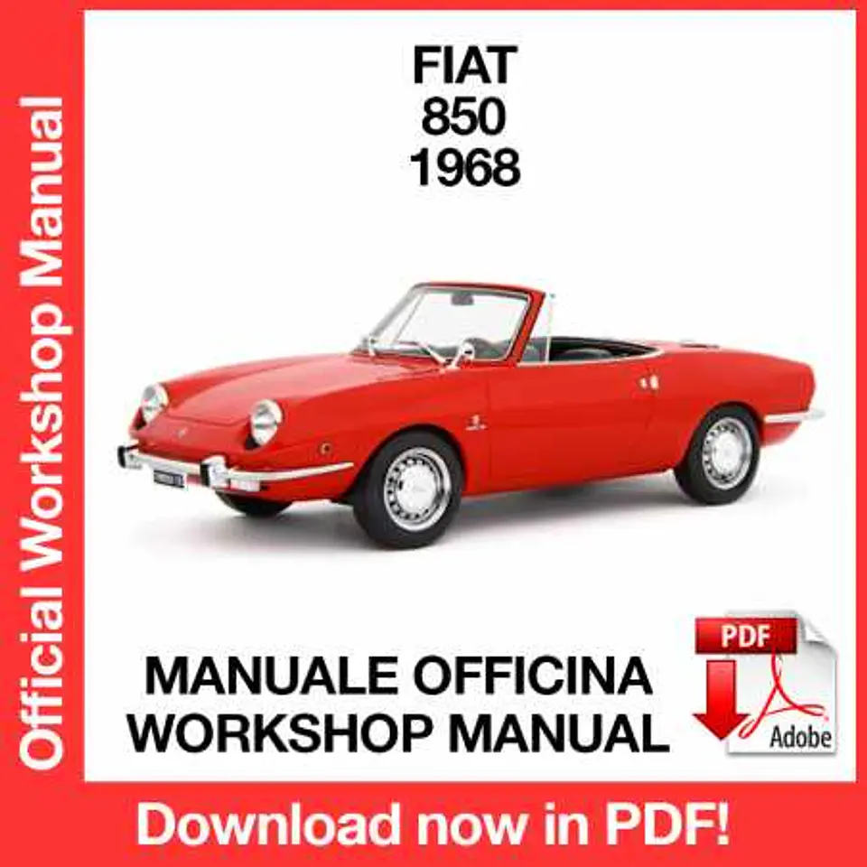 Fiat 850 (1968) (EN) Workshop Repair Manual FREE PDF Download 1