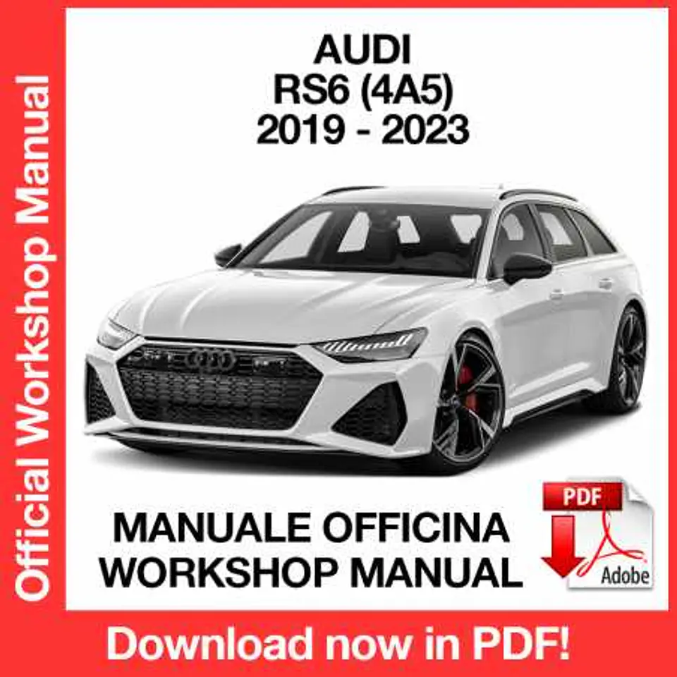 Audi RS6 4A5 (2019, 2020, 2021, 2022, 2023) (EN) Workshop Repair Manual FREE PDF Download 1