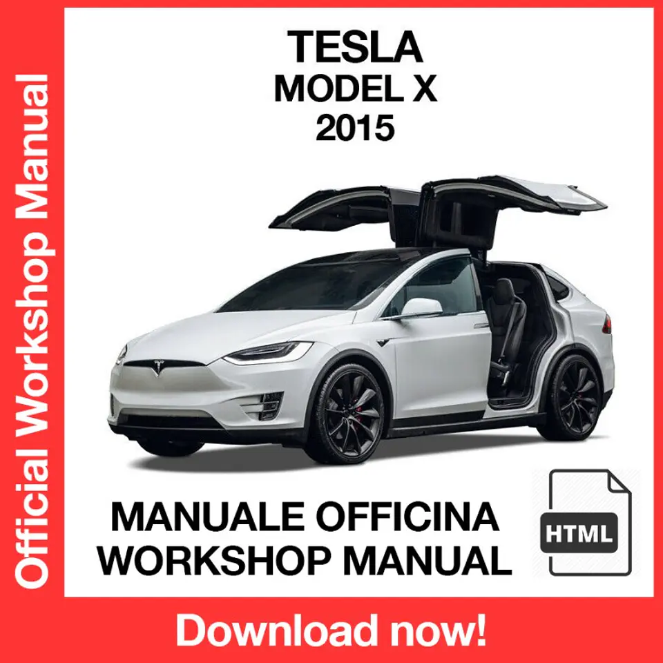 Tesla Model X (2015) (EN) Workshop Repair Manual FREE PDF Download 1