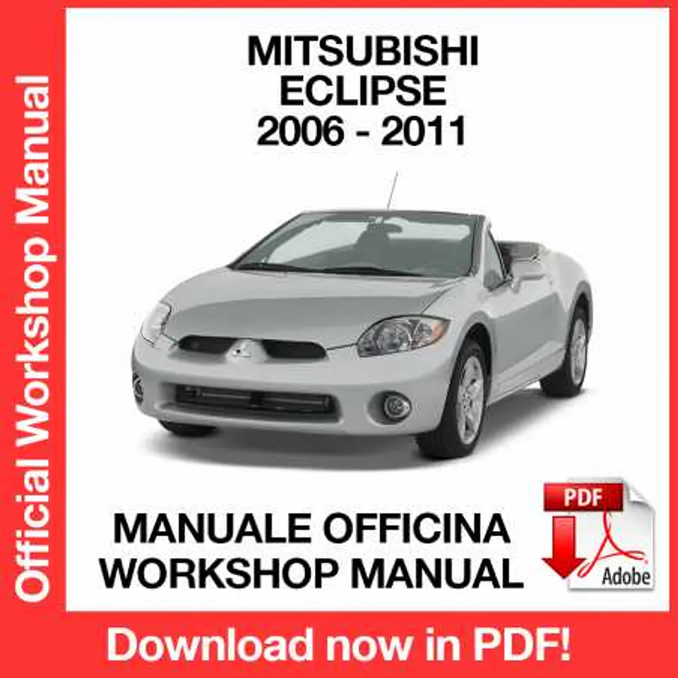 Mitsubishi Eclipse (2006, 2007, 2008, 2009, 2010, 2011) (EN) Workshop Repair Manual FREE PDF Download 1