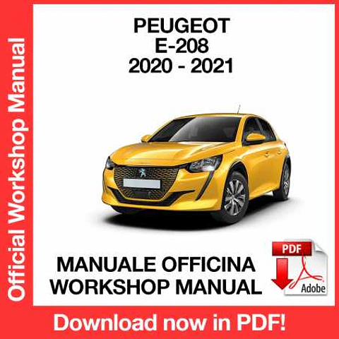 Peugeot e-208 (2020-2021) (ITA) Workshop Repair Manual FREE PDF Download