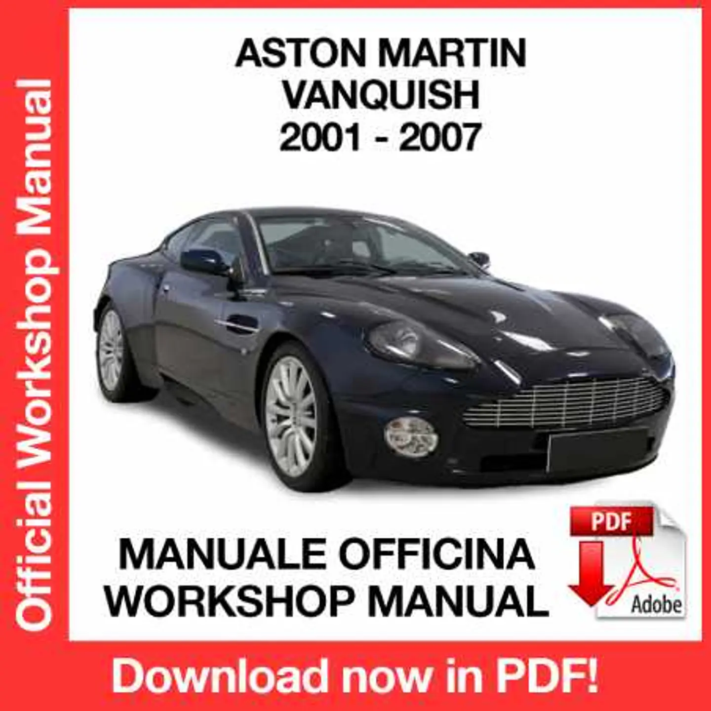 Aston Martin Vanquish (2001, 2002, 2003, 2004, 2005, 2006, 2007) (EN) Workshop Repair Manual FREE PDF Download 1