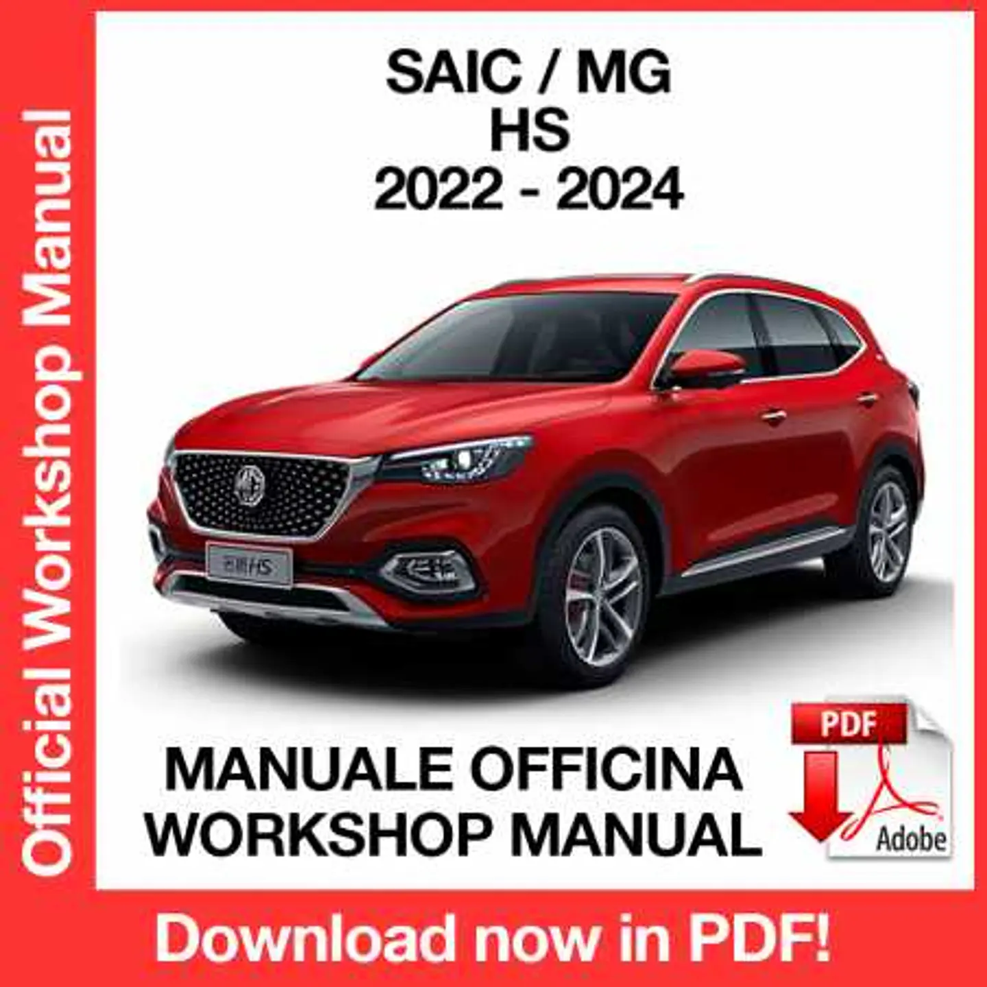 Saic MG HS (2022, 2023, 2024) (EN) Workshop Repair Manual FREE PDF Download 1