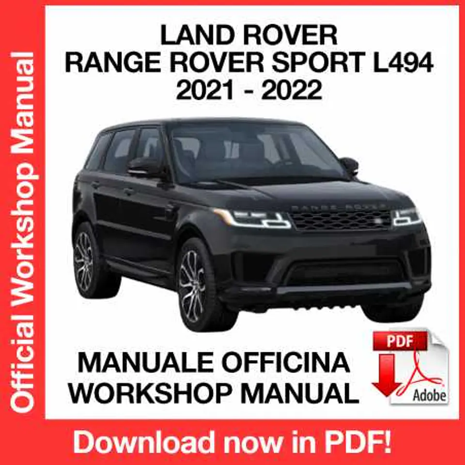 Land Rover Range Rover Sport L494 (2021, 2022, 2023) (EN) Workshop Repair Manual FREE PDF Download 1