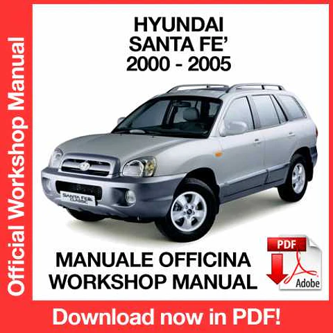 Hyundai Santa Fe (2000, 2001, 2002, 2003, 2004, 2005) (EN) Workshop Repair Manual FREE PDF Download
