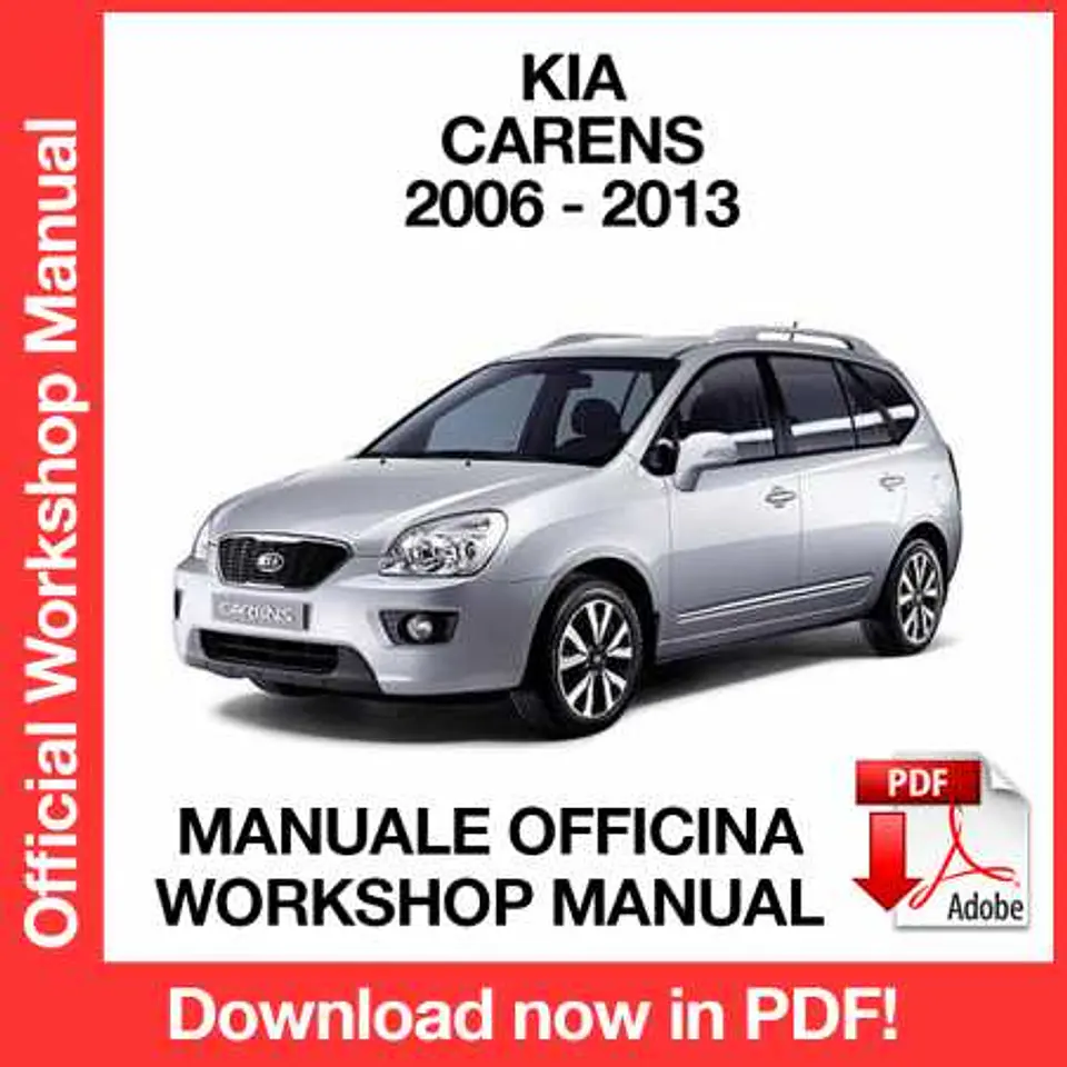 Kia Carens Rondo (2006, 2007, 2008, 2009) (EN) Workshop Repair Manual FREE PDF Download 1