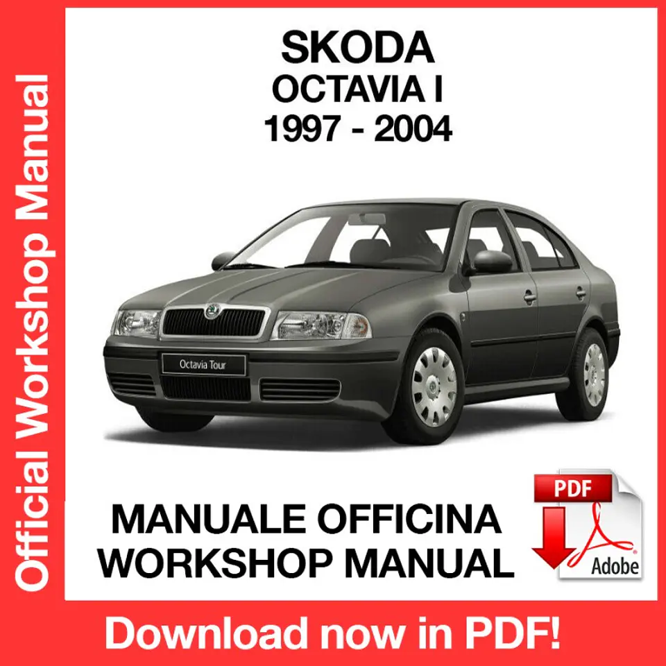 Skoda Octavia MK1 (1997, 1998, 1999, 2000, 2001, 2002, 2003, 2004) (EN) Workshop Repair Manual FREE PDF Download 1